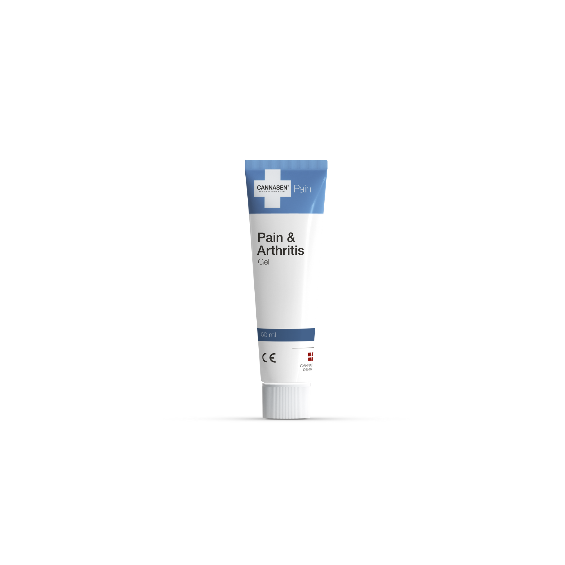 Cannasen CBD Artritgel tub med skugga – lindrar ledinflammation