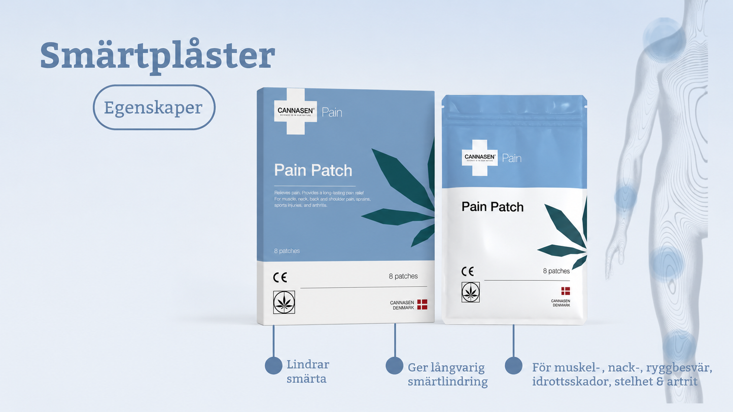 Cannasen Smärtplåster (8 st)