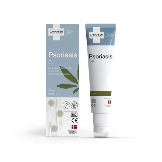 Cannasen CBD Psoriasis Gel 50 ml – lindrar klåda och rodnad