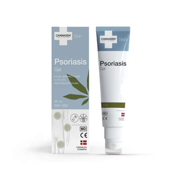 Cannasen CBD Psoriasis Gel 50 ml – lindrar klåda och rodnad